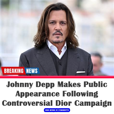 depp dior campaign|johnny depp controversy.